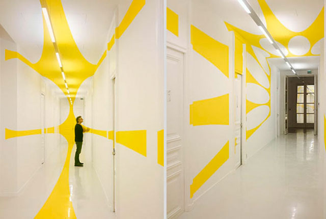 Anamorphose jaune 2