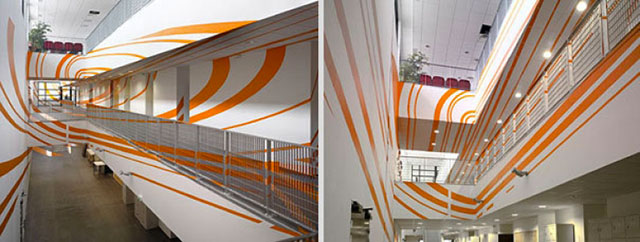 Anamorphose rond orange 2