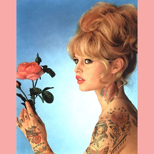 Brigitte Bardot tatouée