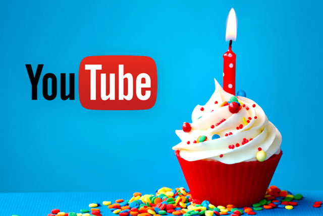 anniversaire youtube