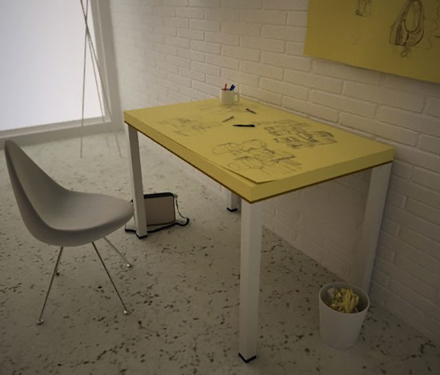 bureau post-it