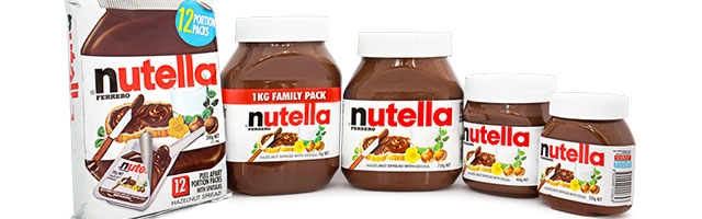 tous les pots de Nutella