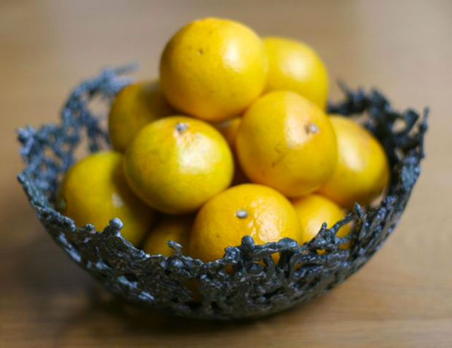 corbeille de fruits en soldat en plastique