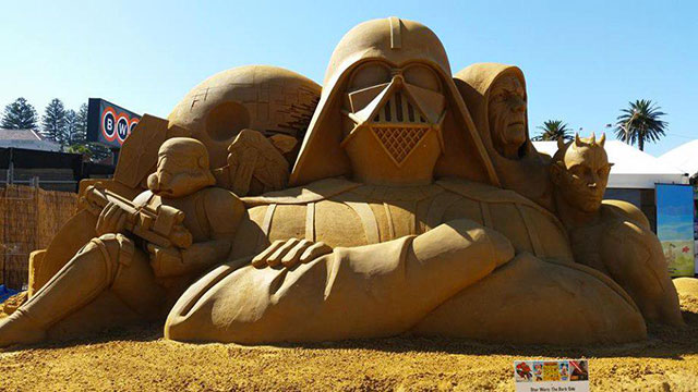 sculpture de sable