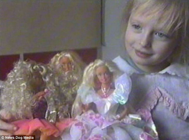 Angelica Kenova à l'age de 6 ans