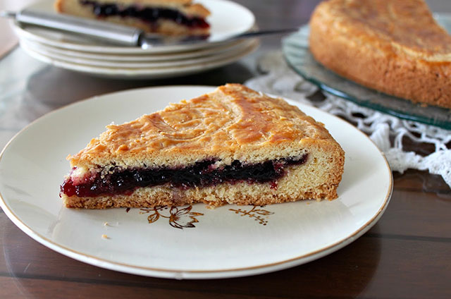 véritable Gâteau Basque cerise