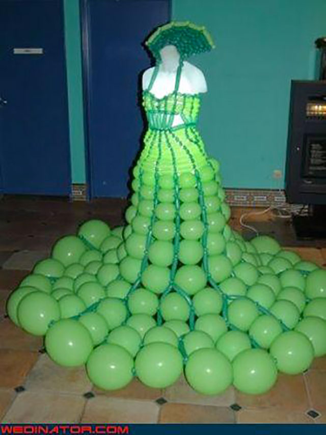 robe de mariée ballon