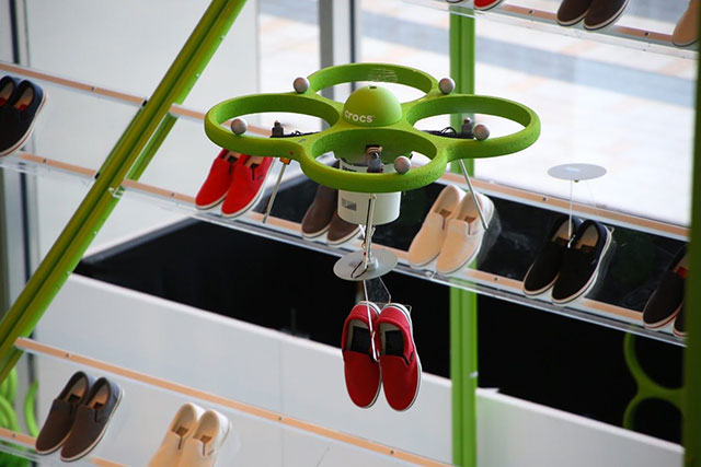 crocs drone