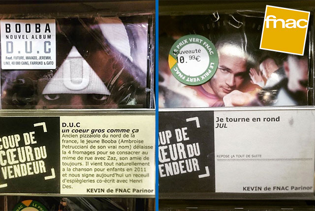 vendeur fnac CD